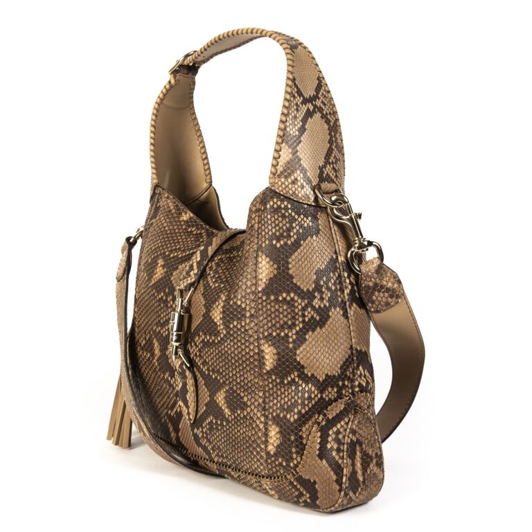 Gucci Python Jackie Shoulder Bag