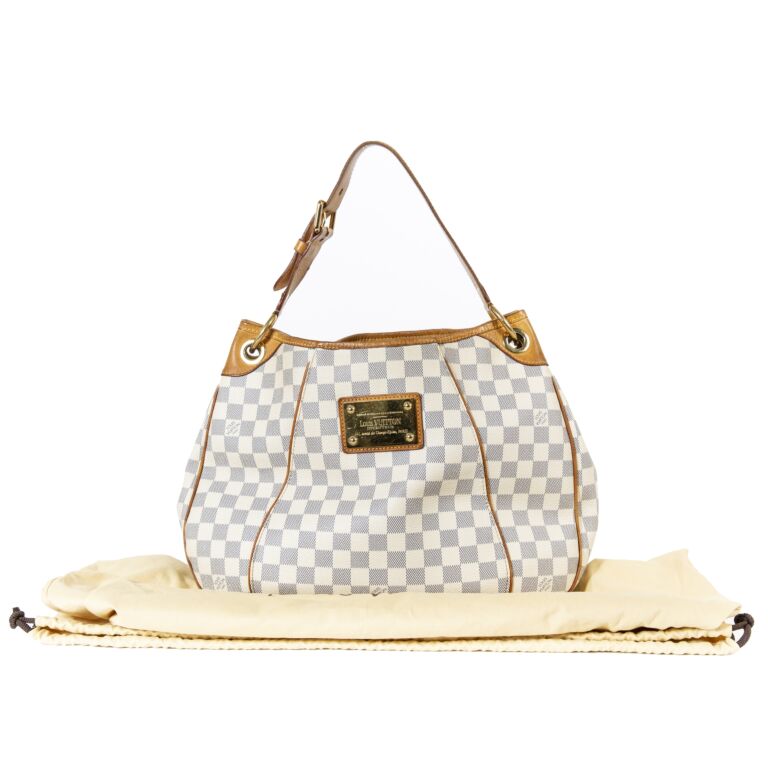 Louis Vuitton Galliera PM Damier Azur Shoulder Bag ○ Labellov