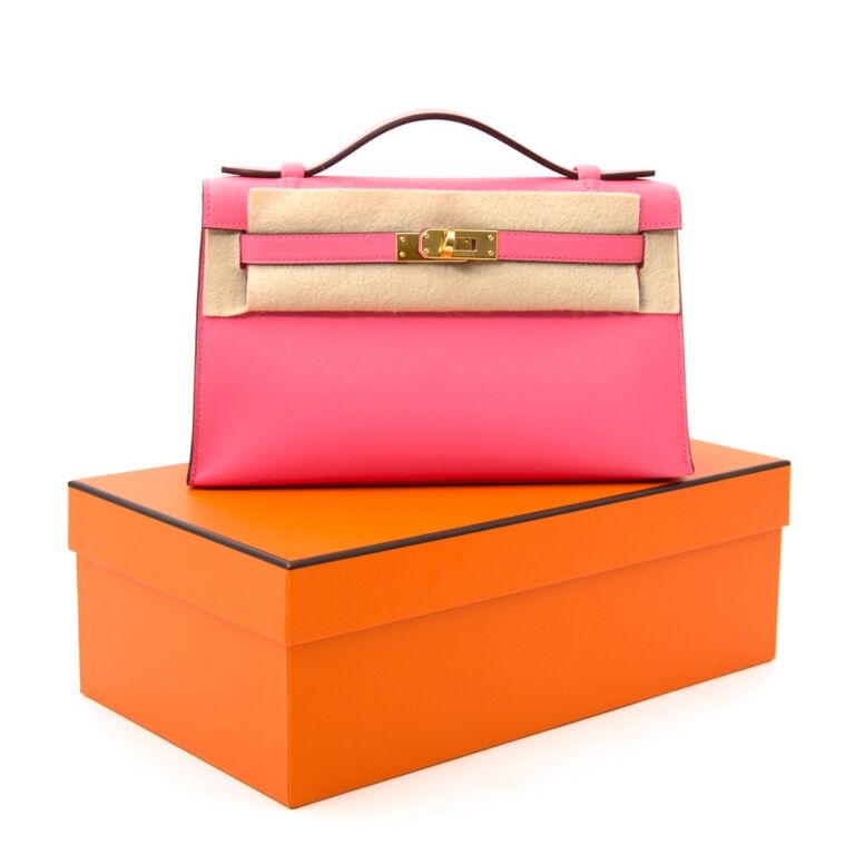 Kelly Pochette Swift Rose Azalee