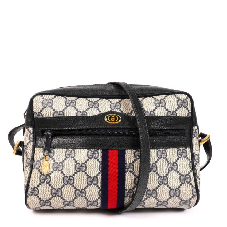 Gucci Vintage GG Supreme Ophidia Crossbody Bag ○ Labellov ○ Buy