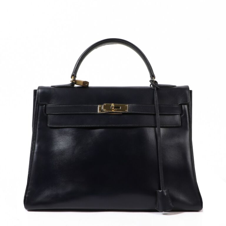 Hermes kelly navy blue cheap