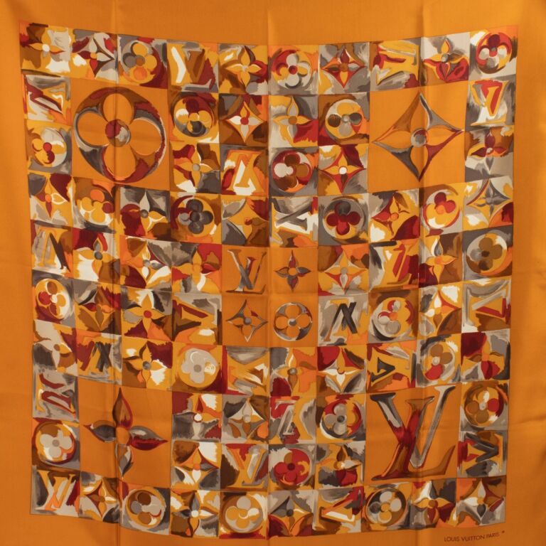 Louis Vuitton シルクウールスカーフ オレンジピンク Louis Vuitton シルクウールスカーフ オレンジピンク 楽天市場