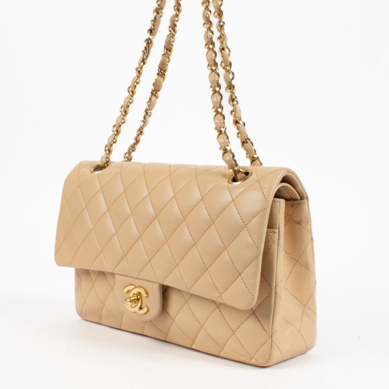Chanel Beige Medium Classic 11.12 Bag ○ Labellov ○ Buy and Sell