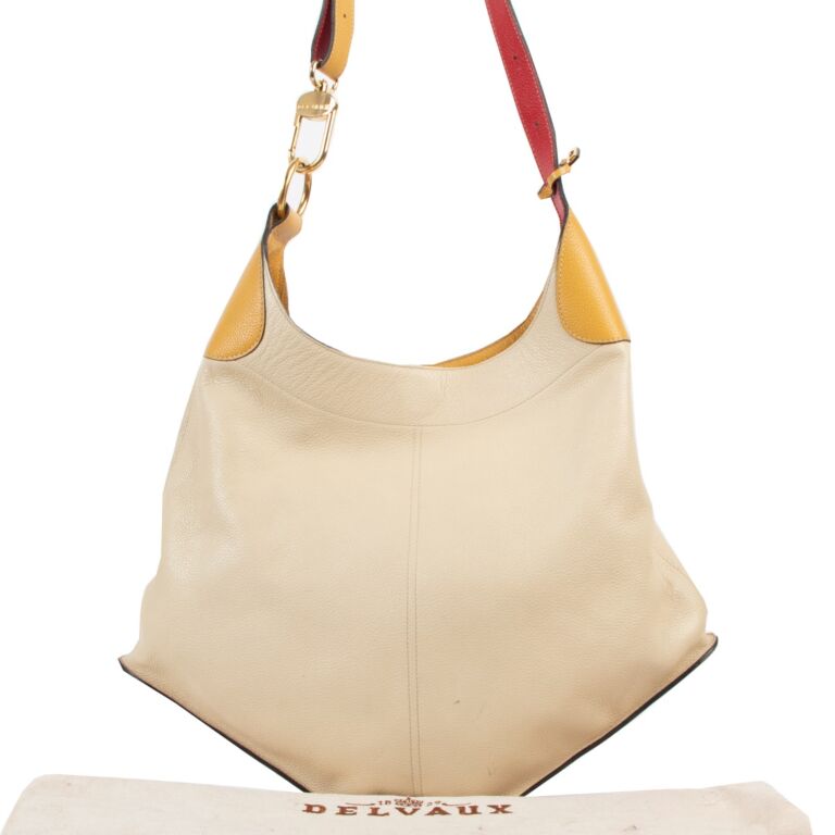 Delvaux Tri-colour Satan Shoulder Bag ○ Labellov ○ Buy and Sell Authentic  Luxury