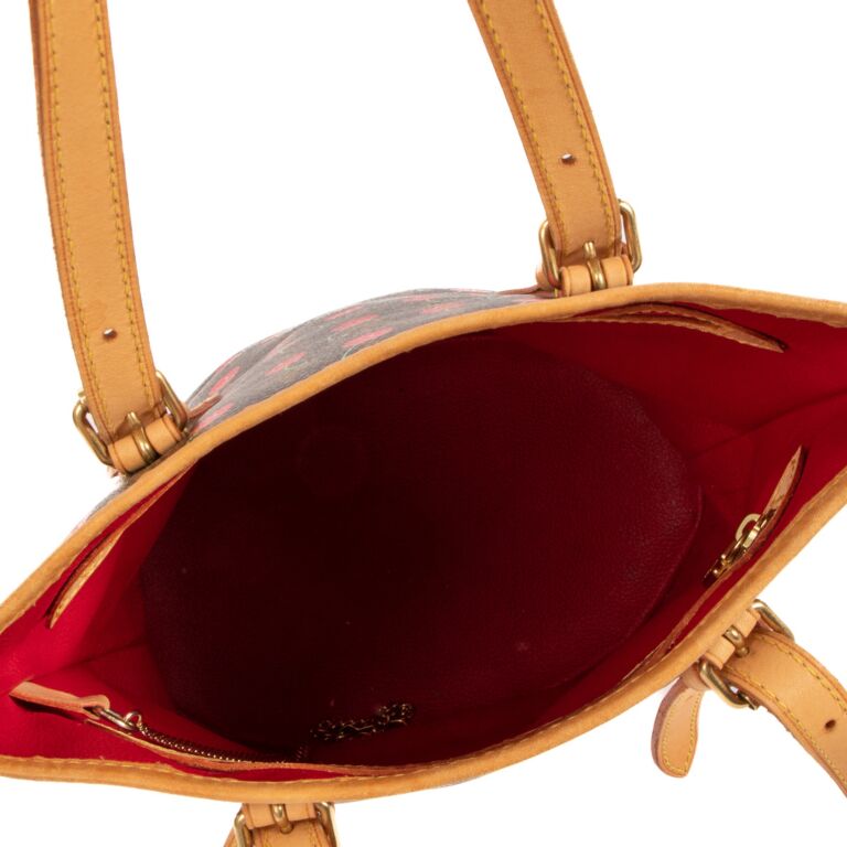 Louis Vuitton x Takashi Murakami limited collaboration monogram cherry  bucket PM