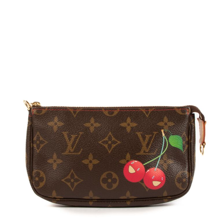 国内最安値！ Louis Mini Cerises Monogram Murakami Takashi x Vuitton トートバッグ