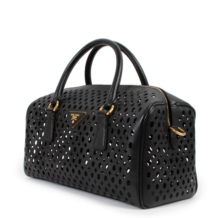 Prada deals perforated bag