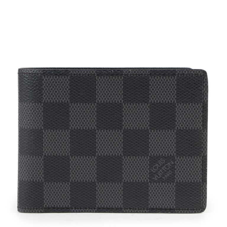 Louis Vuitton Marco Wallet Damier Graphite Black/Grey in Canvas - US