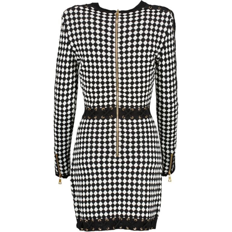 【関税込み】balmain Vichy dress Balmain Beige Vichy dress for Women Online USA at Darveys.com