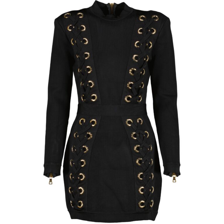 Balmain deals bodycon dress