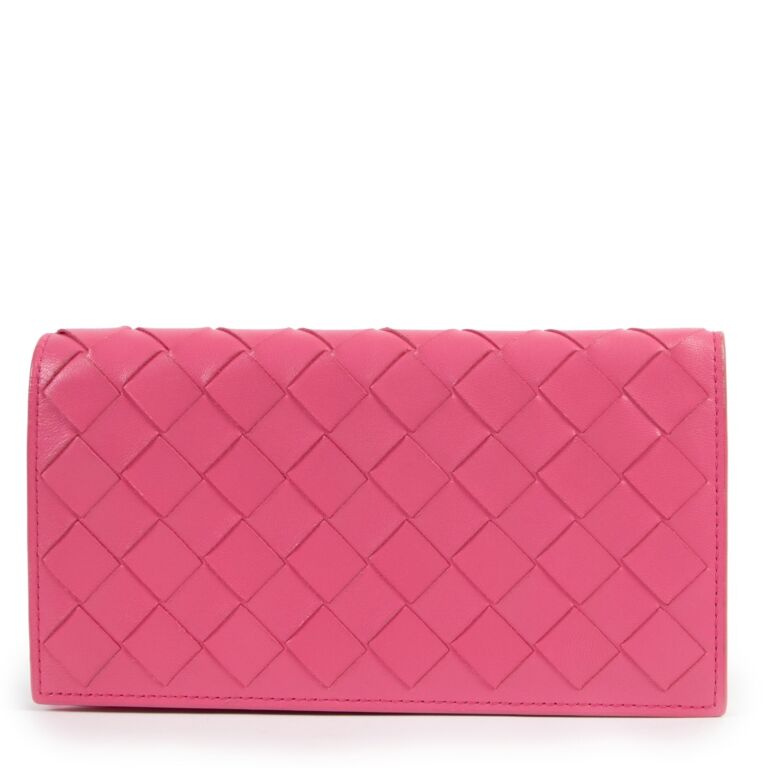 Bottega veneta wallet online pink