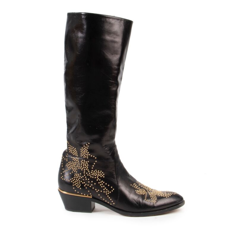Chloe black booties on sale