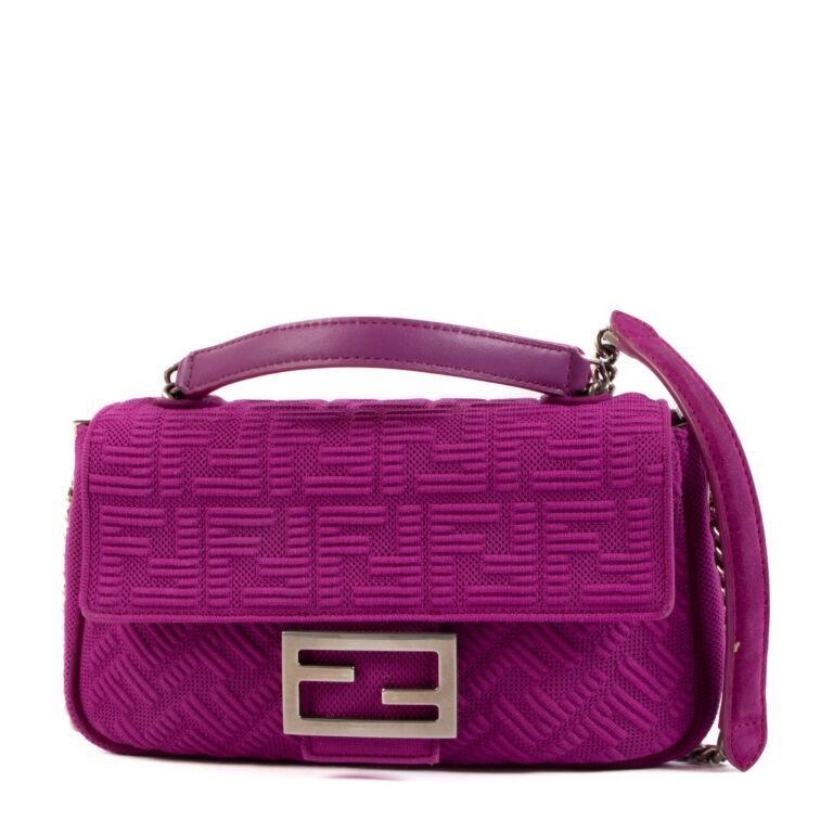 早割 リフト券 Fall/Winter Fendi 2022 Midi Chain Baguette FF Bouganville バッグ