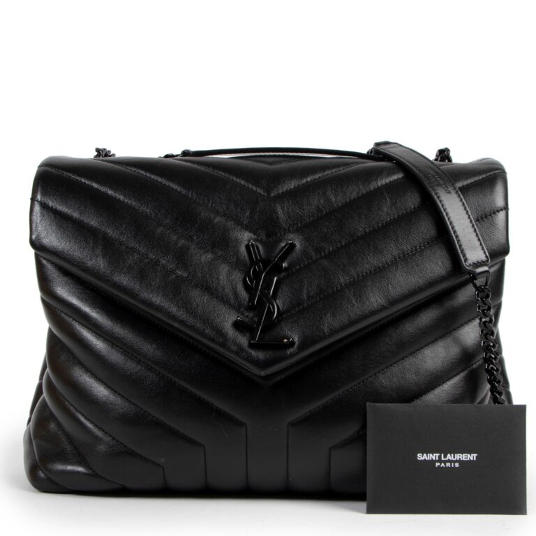 Saint Laurent So Black Loulou Medium Bag ○ Labellov ○ Buy
