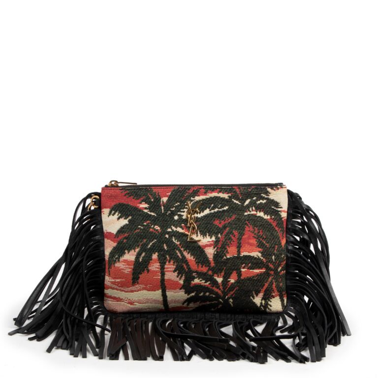 Ysl heart online fringe bag