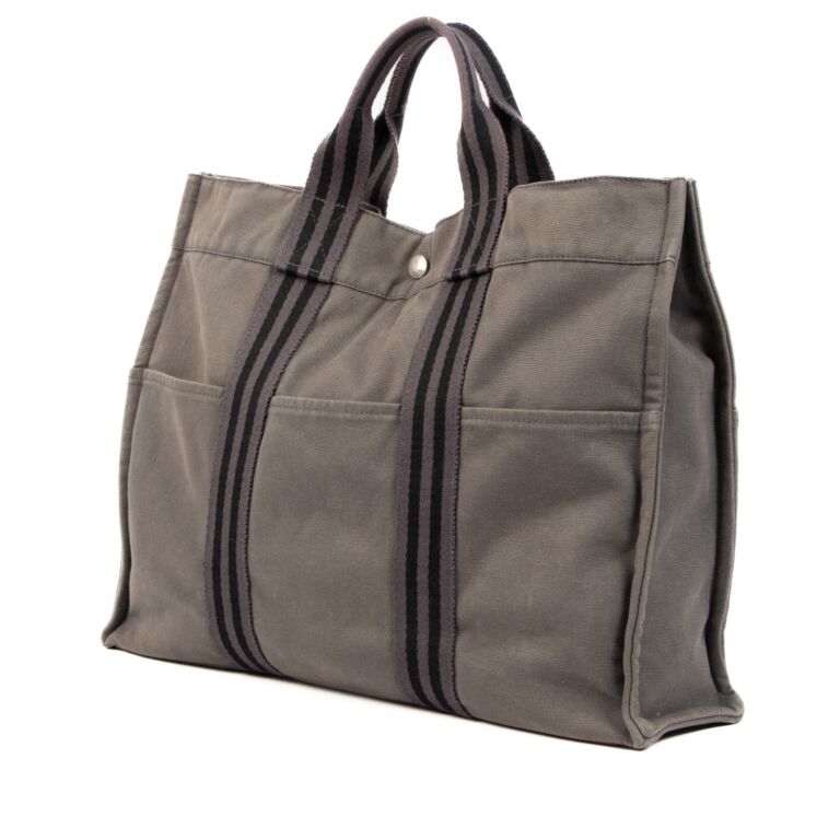 Hermès Grey Herline Tote Bag ○ Labellov ○ Buy and Sell