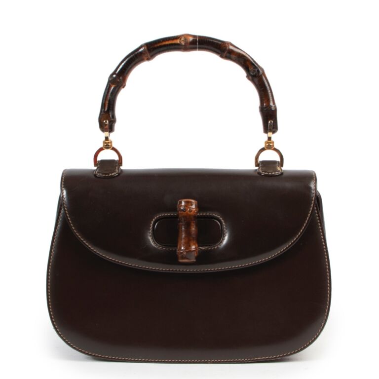 gucci bamboo top handle bag