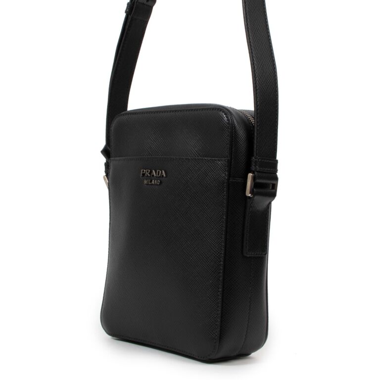 Prada saffiano sale small crossbody bag