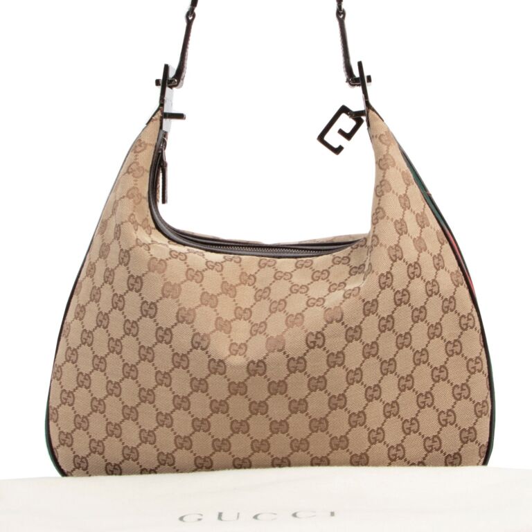 Shop GUCCI Canvas Leather Small Shoulder Bag Logo Outlet by Smartlondon