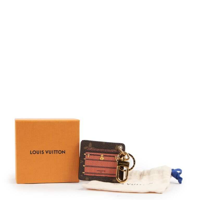 Louis Vuitton Limited Edition Monogram Red Illustre Trunk Keychain