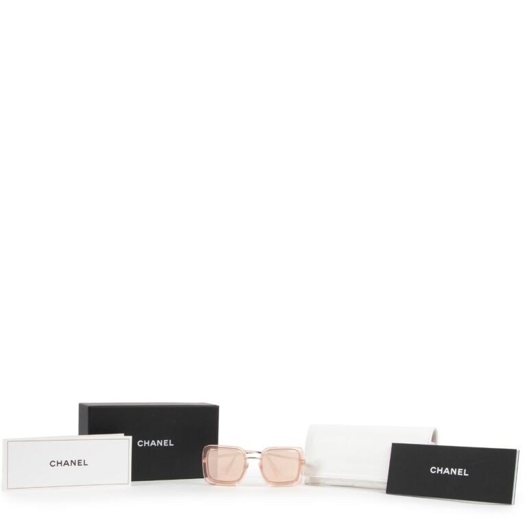 CHANEL Pink Designer Sunglasses for Women for sale