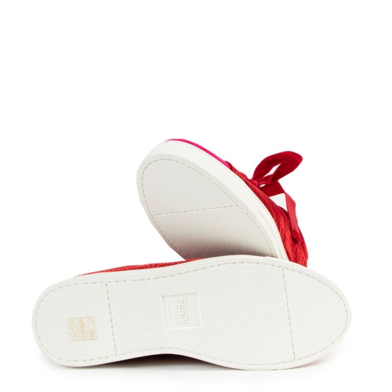 Fendi velvet sneakers online