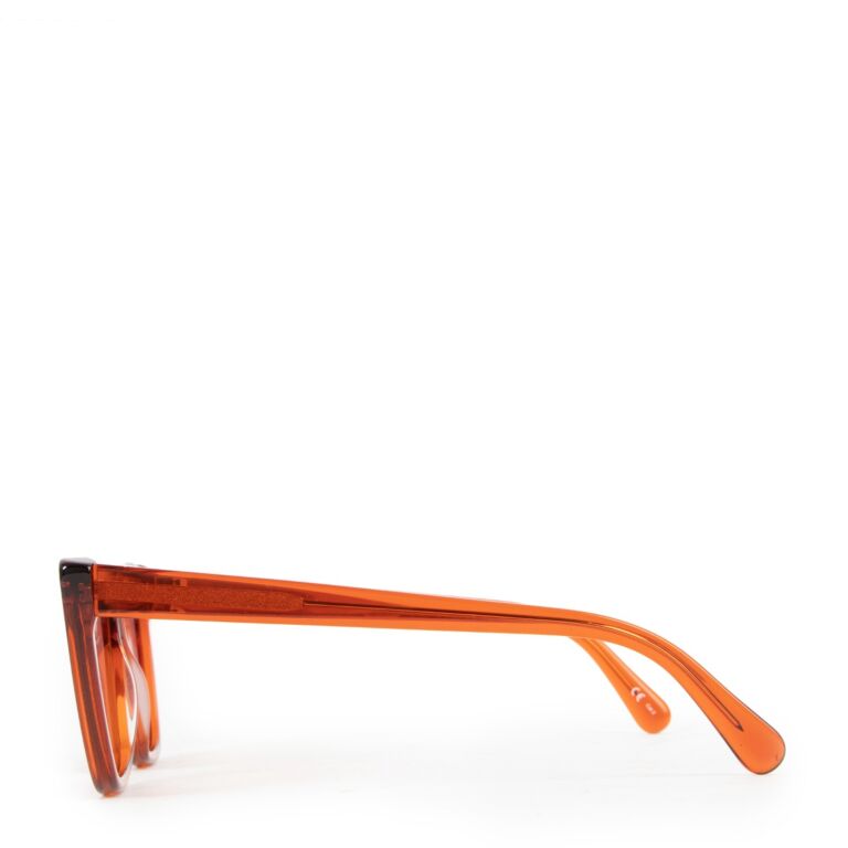 Stella McCartney Orange See Through Sunglasses Labellov Buy