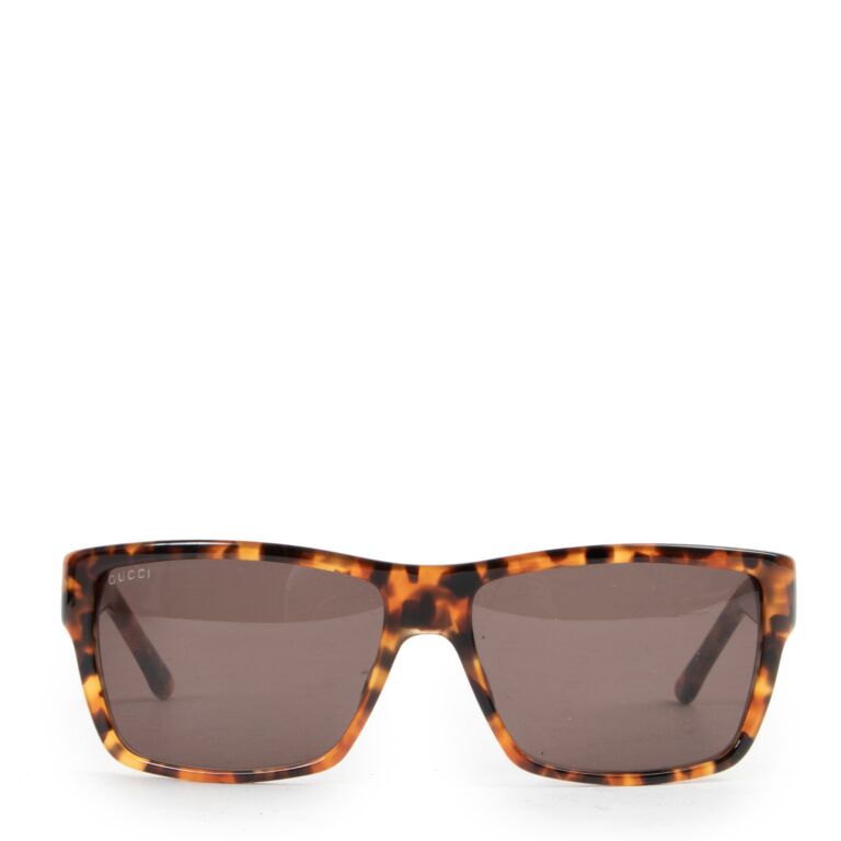 Brown Tortoise Sunglasses ○ Labellov ○ Buy Sell Luxury