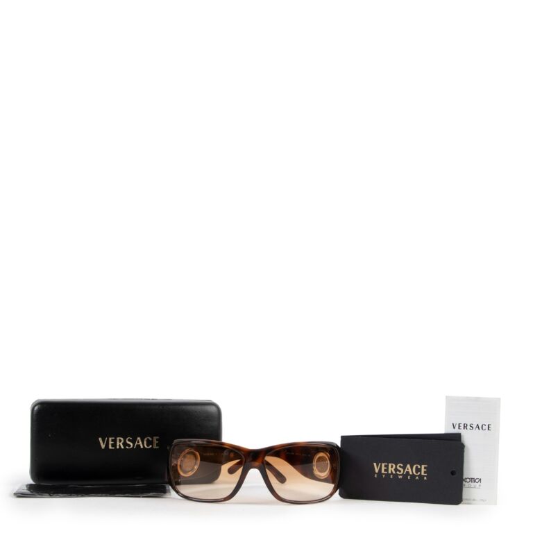 Versace Brown Glasses Labellov Buy and Sell Authentic Luxury