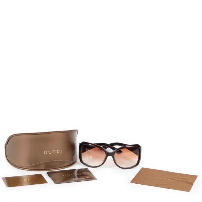 gucci brown glasses