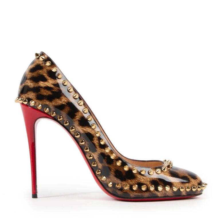 Leopard patent pumps online