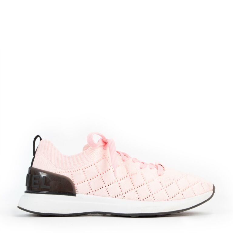 Chanel Pink Mixed Fiber Quilted Sneakers ○ Labellov ○ Buy and Sell  Authentic Luxury