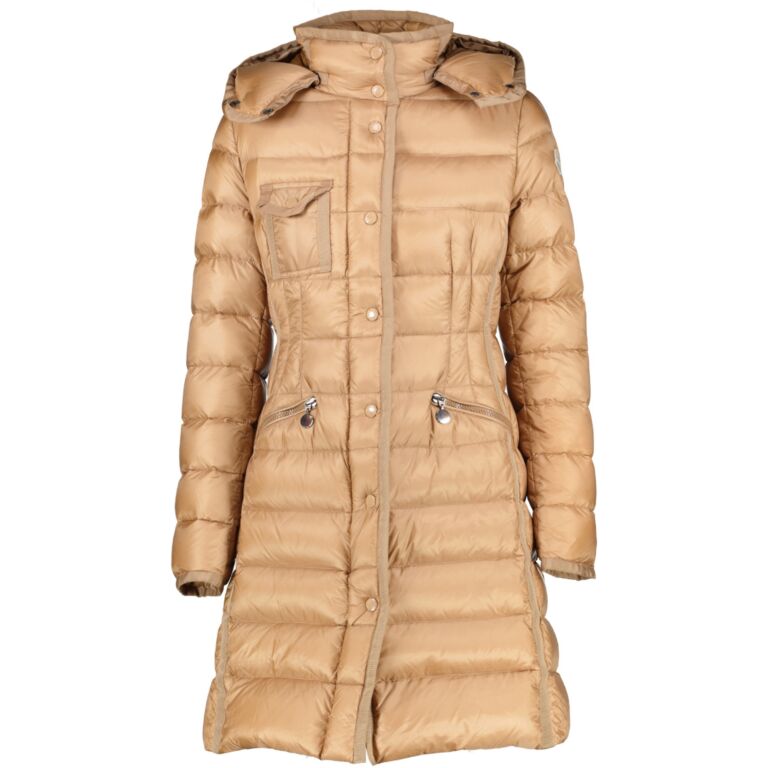 Moncler camel coat 2025