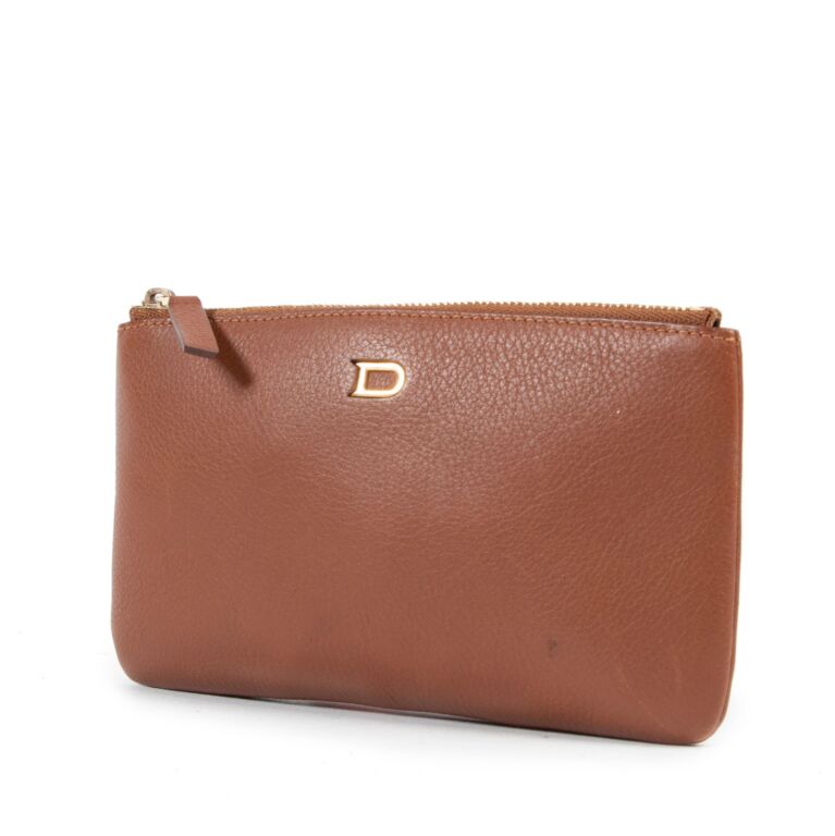 Delvaux Camel Pochette Labellov Buy and Sell Authentic Luxury