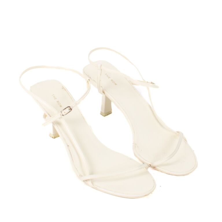 The row bare sandals white store