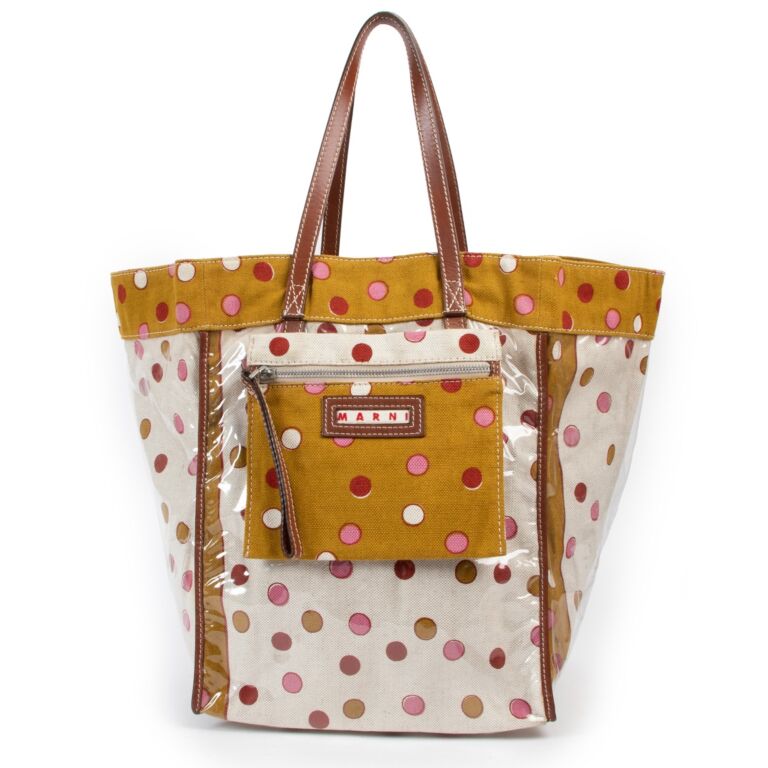 Polka dot tote deals