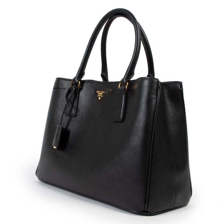 Prada, Bags, Prada Saffiano Lux Tote Bn 242