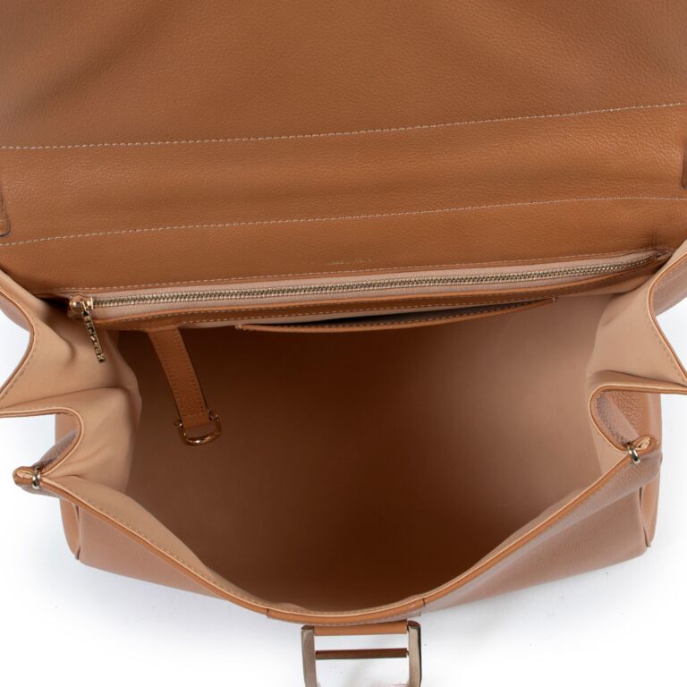 Delvaux Brillant GM Noisette  Top handle bag, Leather, Bags