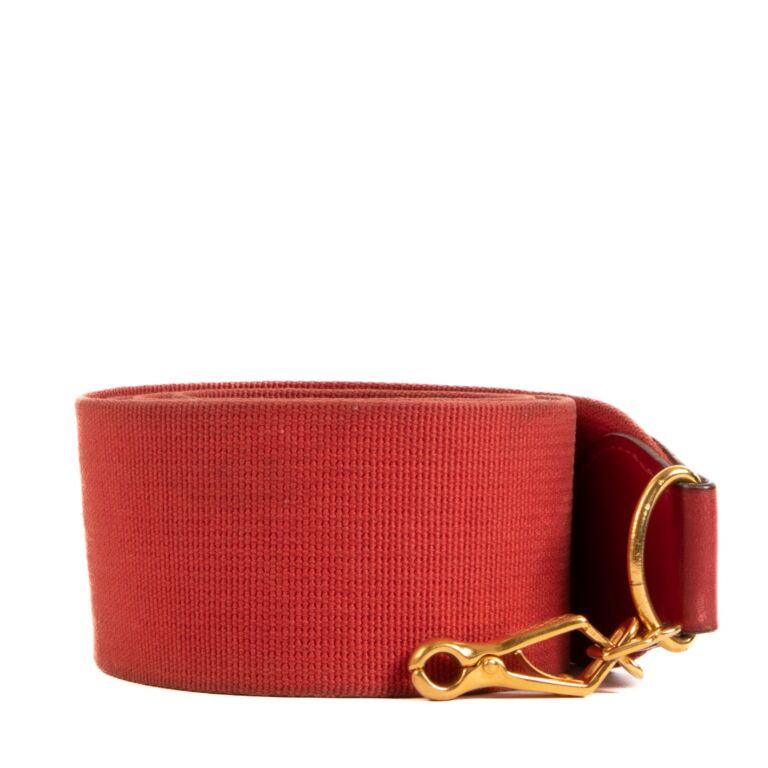 Red purse strap best sale