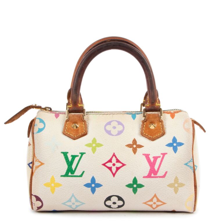 Louis Vuitton Monogram Multicolore Nano Speedy - White Mini Bags