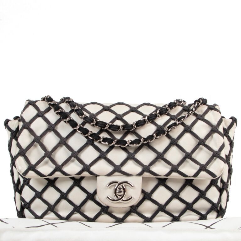 Chanel Black And White Limited Flap Bag ○ Labellov ○ Buy and Sell Authentic  Luxury