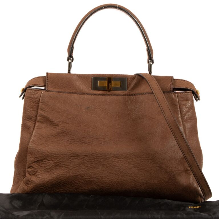 Fendi sales peekaboo snakeskin