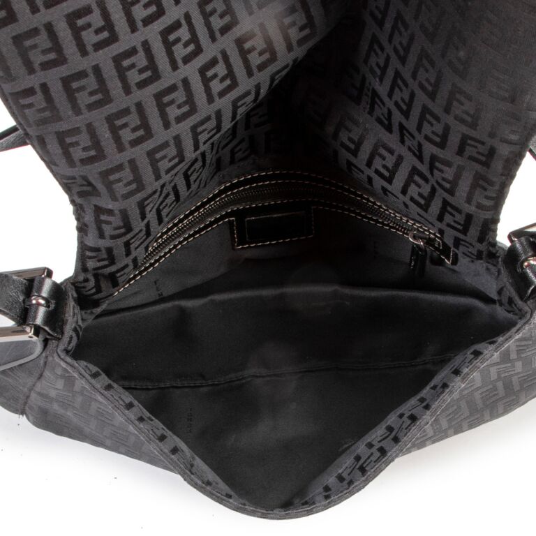 Fendi black online monogram bag