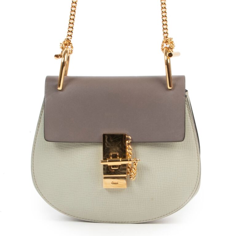 Chloe Green Mini Drew Shoulder Bag Labellov Buy and Sell Authentic Luxury