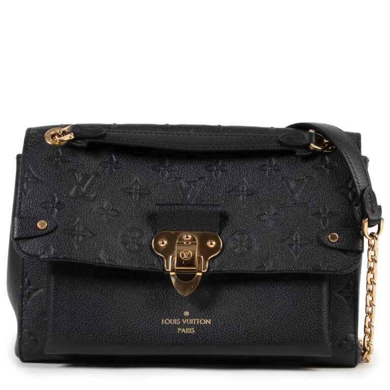 Vavin leather handbag Louis Vuitton Black in Leather - 31557674
