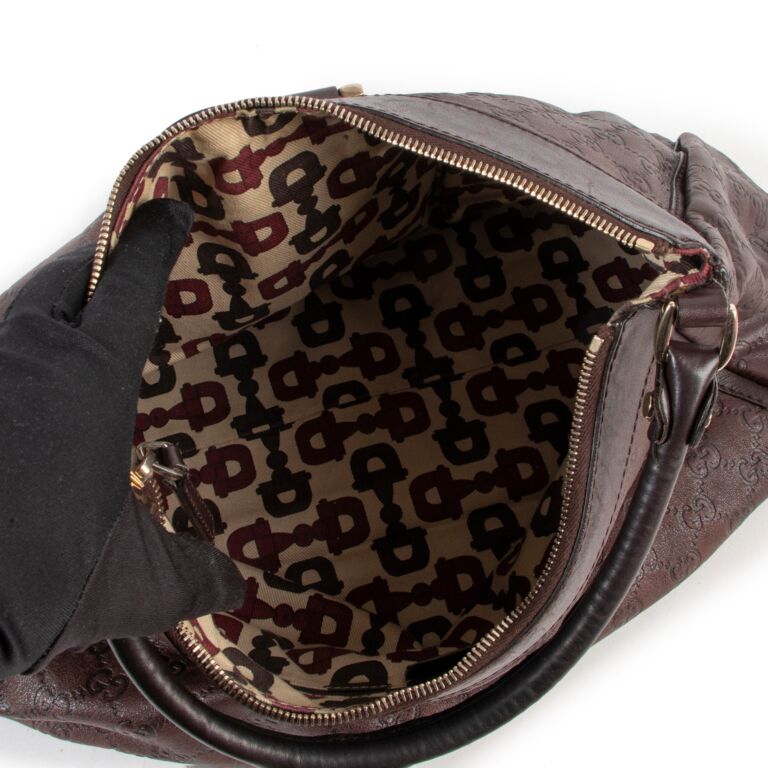 brown monogram bag