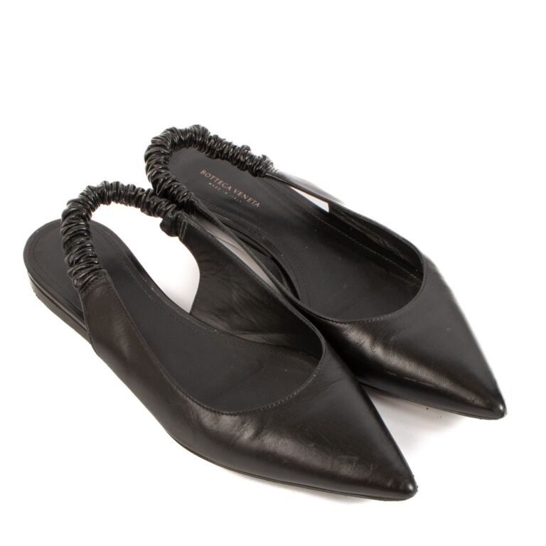 Bottega Veneta Slingback Ballet Flats Size 38 Labellov Buy and Sell Authentic Luxury