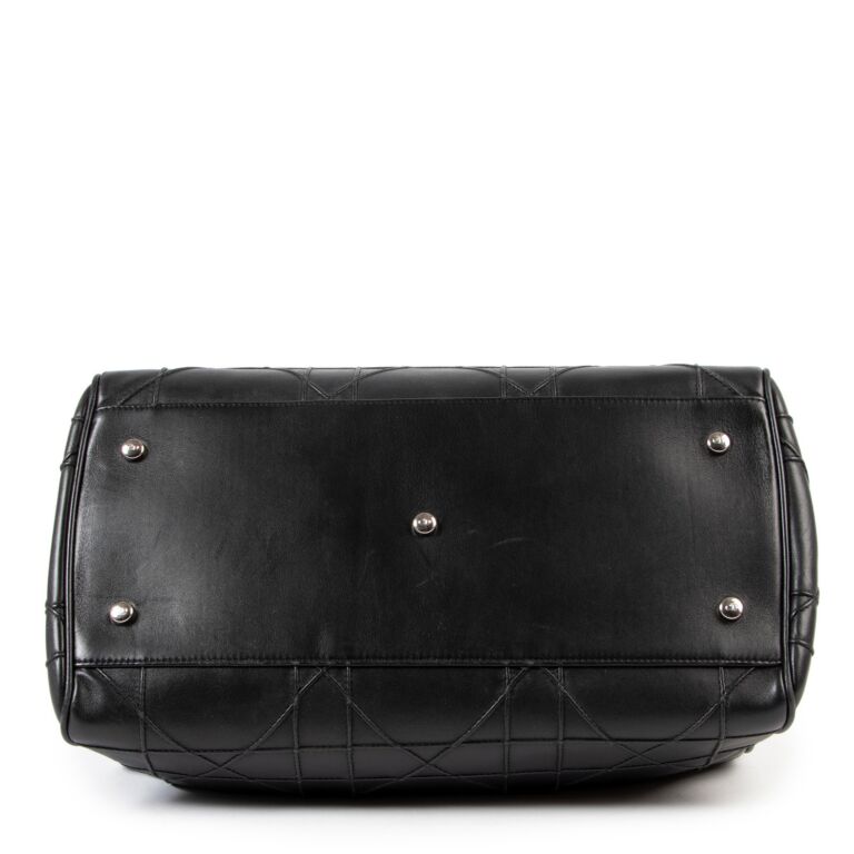 Dior ブラック レザービジネスバッグ Zipped Briefcase Black Dior Gravity Leather and Black