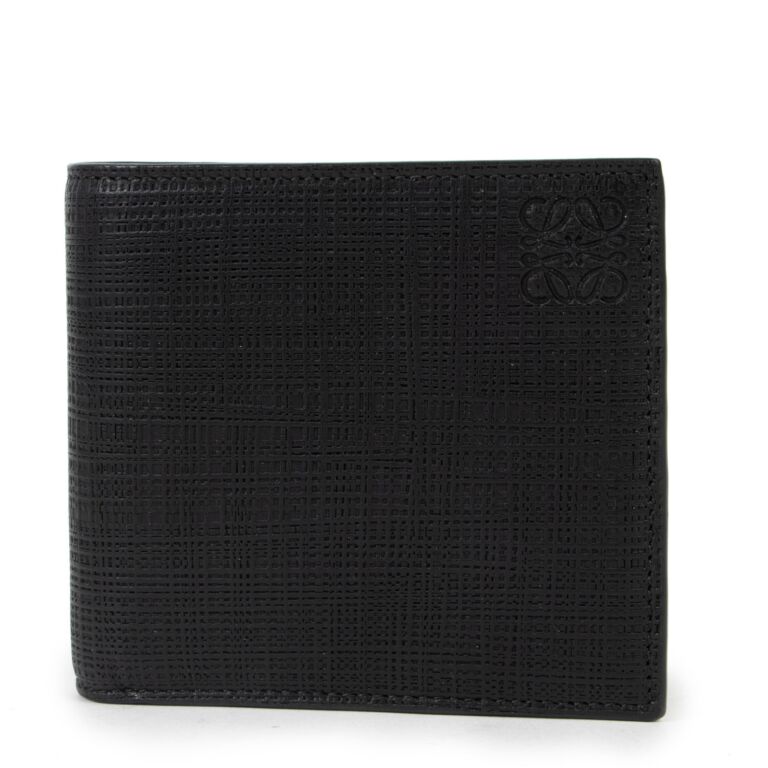 Loewe Black Calfskin Fold Wallet Labellov Buy and Sell Authentic Luxury