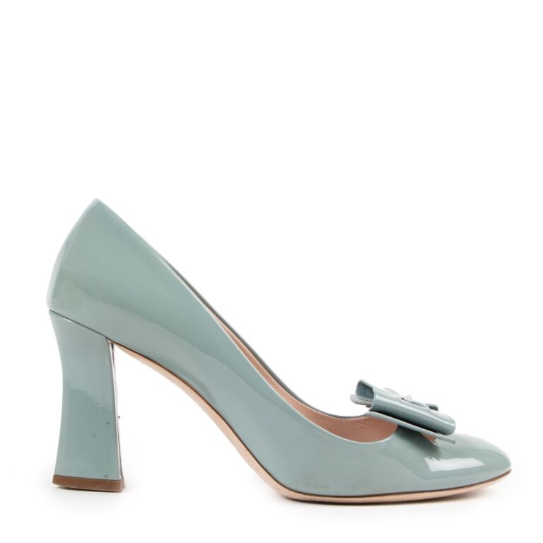 Miu miu blue shoes on sale